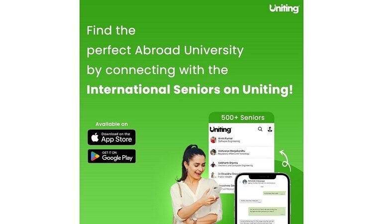 Uniting, the 1-1 chat app connecting aspiring students planning to study abroad with their seniors and alumni