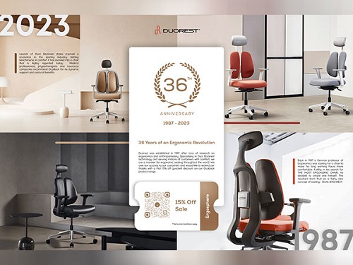 Ergosphere Ergonomics Introduces Groundbreaking Duorest Ergonomic Chair Range in India