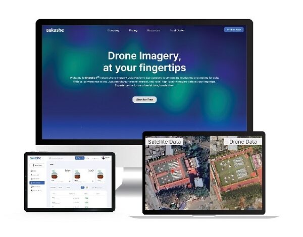 Aakashe Launches Bharat’s 1st Instant Drone Imagery Platform, Revolutionizing Aerial Data Access